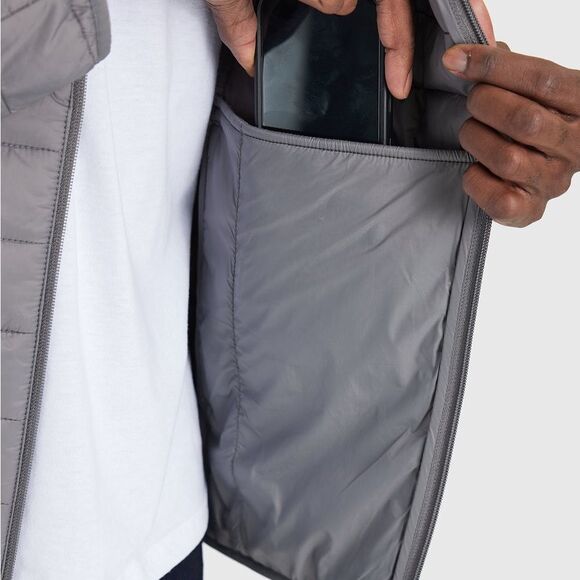 True Classic Gunmetal Puffer Jacket XL NWT in packaging - Picture 6 of 12